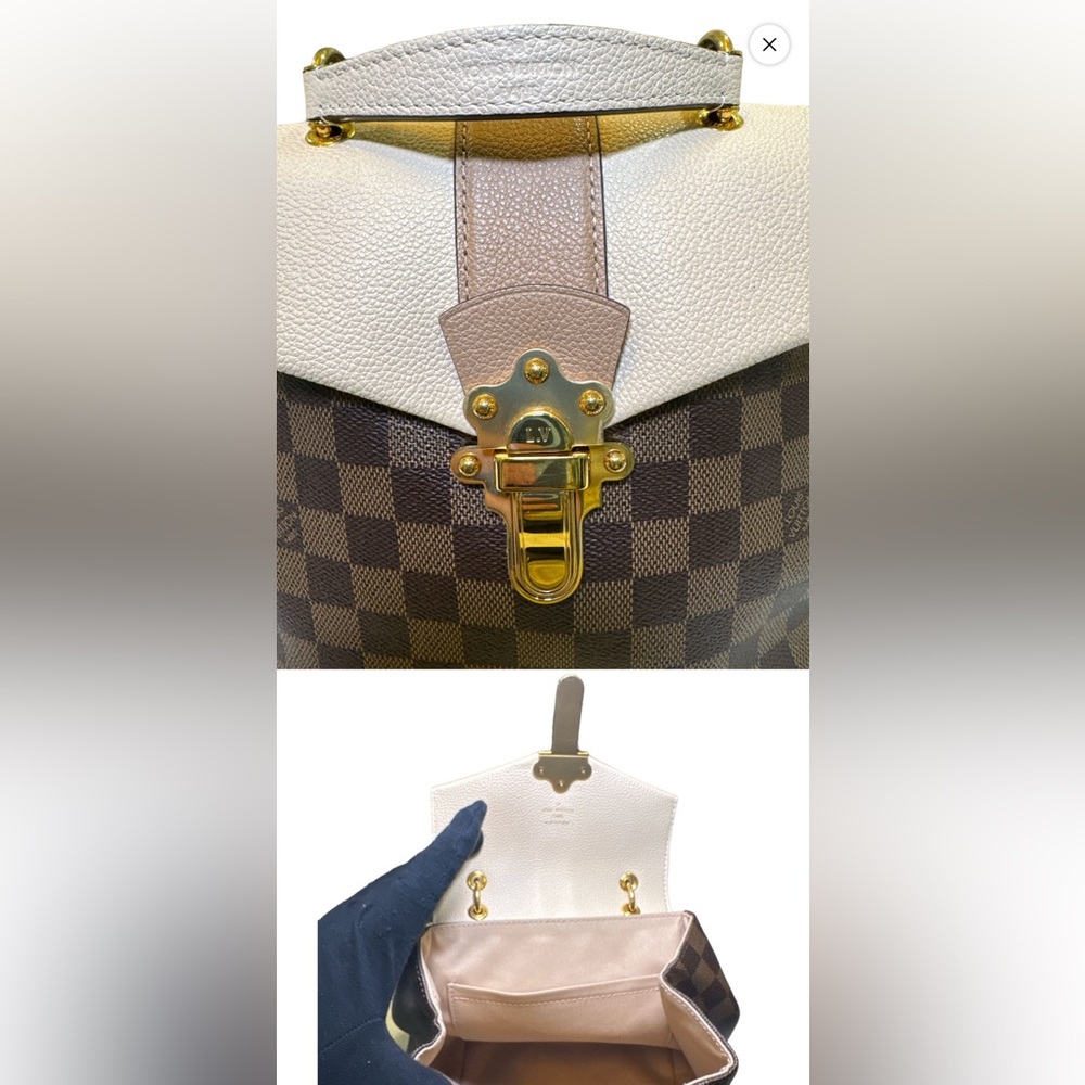 Damier Clapton crème backpack